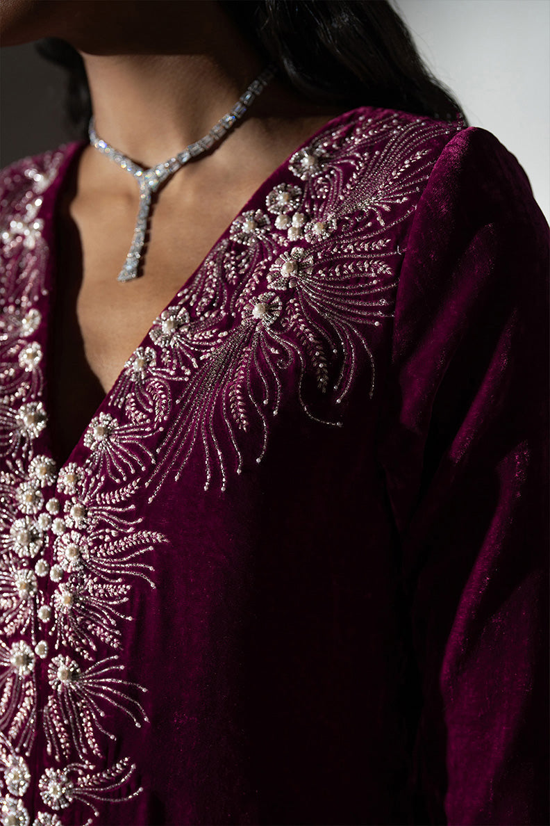 Caia | Luxury Velvet Edit 25 | Fuchsia