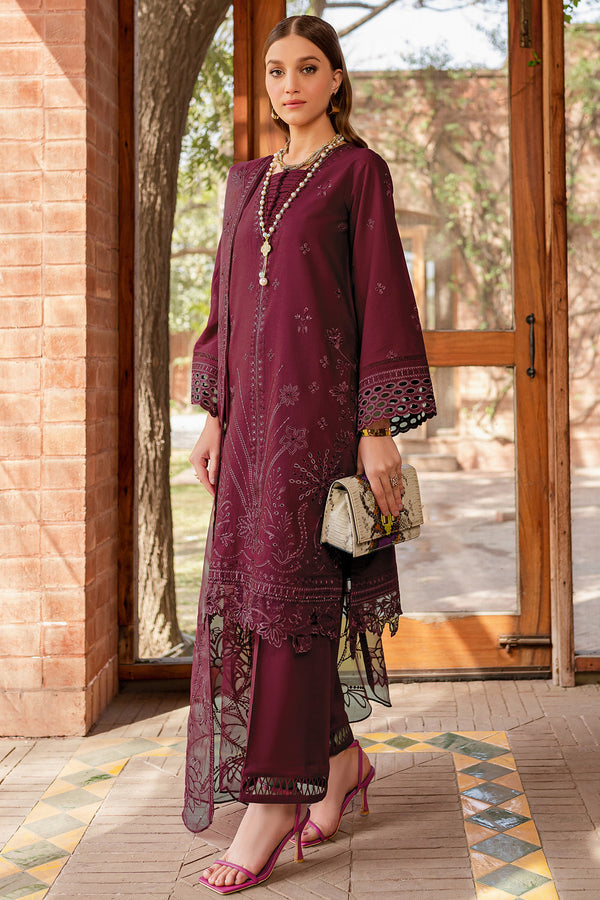 Farasha | Summer Weaves Embroidered Lawn | Zella