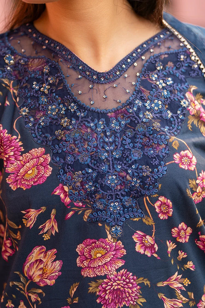 Ellena | Pret Dresses | 3-PC Stitched Embroidered Suit 789NYS