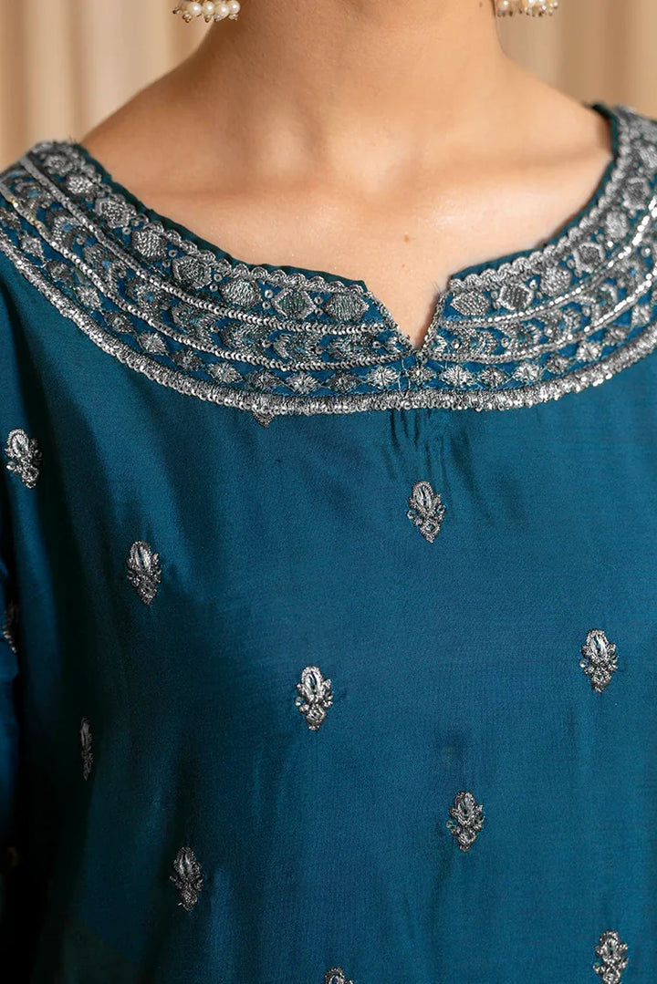 Ellena | Pret Dresses | 3-PC Stitched Embroidered Suit  815BLS