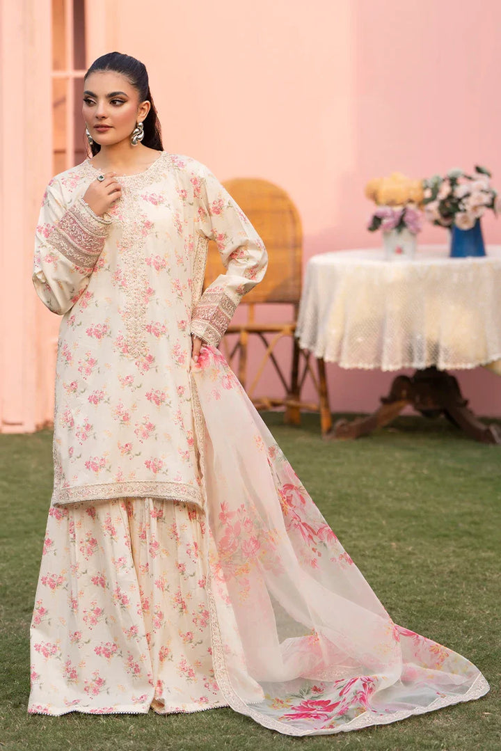 Ellena | Pret Dresses | 3-PC Stitched Embroidered Suit 901OWM