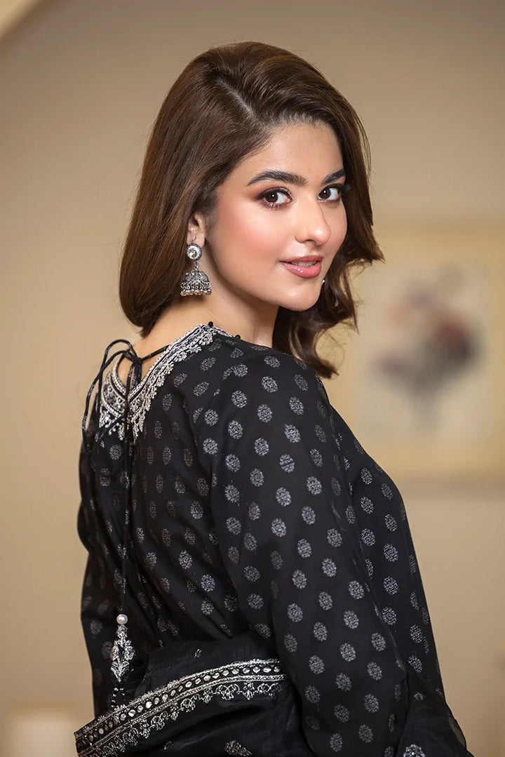 Ellena | Pret Dresses | 3-PC Stitched Embroidered Suit 976BKL