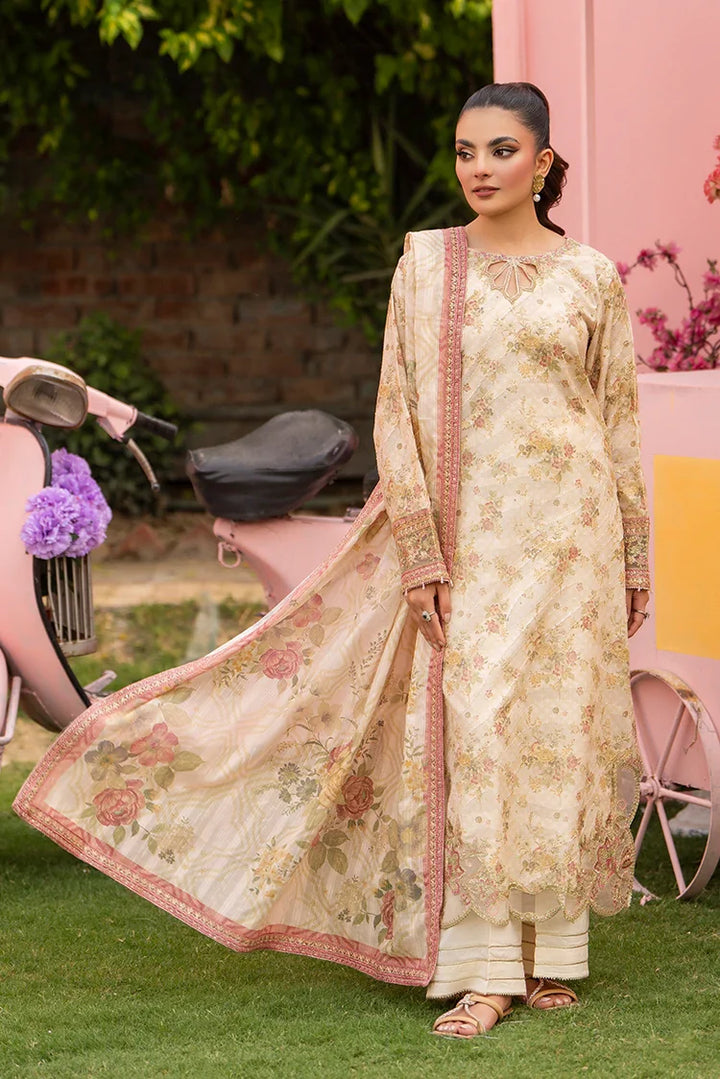 Ellena | Pret Dresses | 3-PC Stitched Embroidered Suit 979SKS