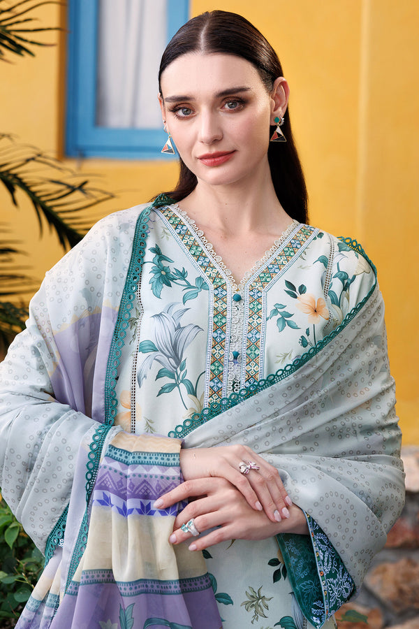 Farasha | Printed Essentials | Aqua Sparkle