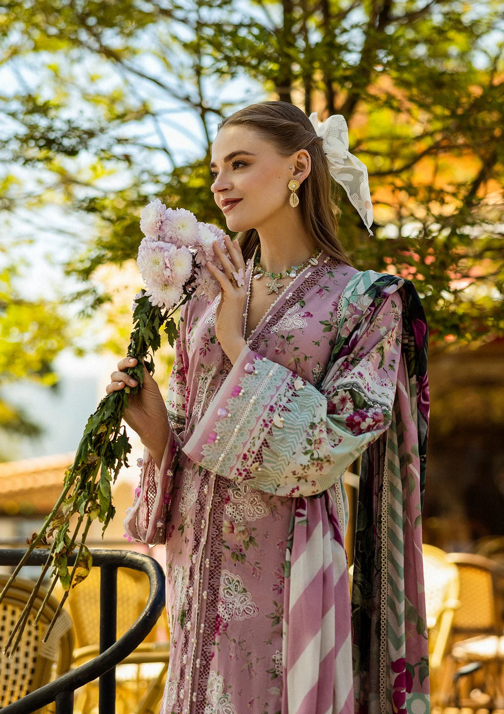 Elaf Premium | Print Chikankari 25 | ELK-05B FIA