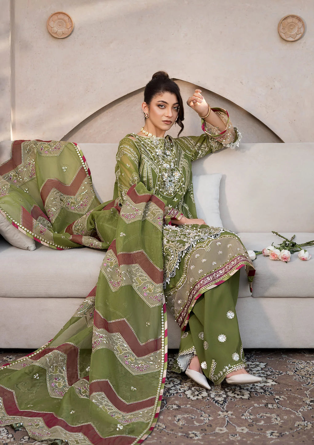 Elaf Premium | Formal Handwork Collection | EFH-08 PARWAANA