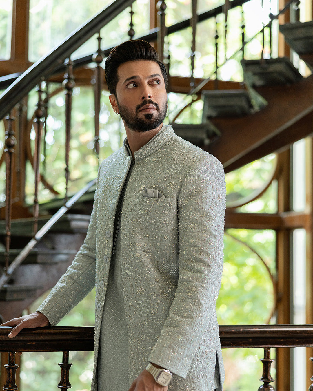 Pakistani Menswear | Faiza Saqlain | Wayez