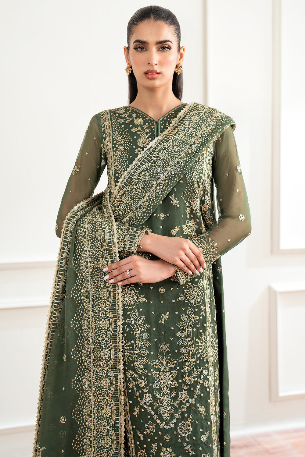 Farasha | Essence Formals 25 | Muted Moss