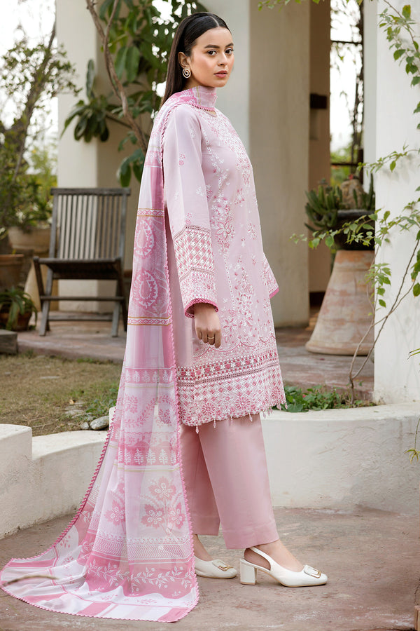Farasha | Summer Weaves Embroidered Lawn | Muted Bloom