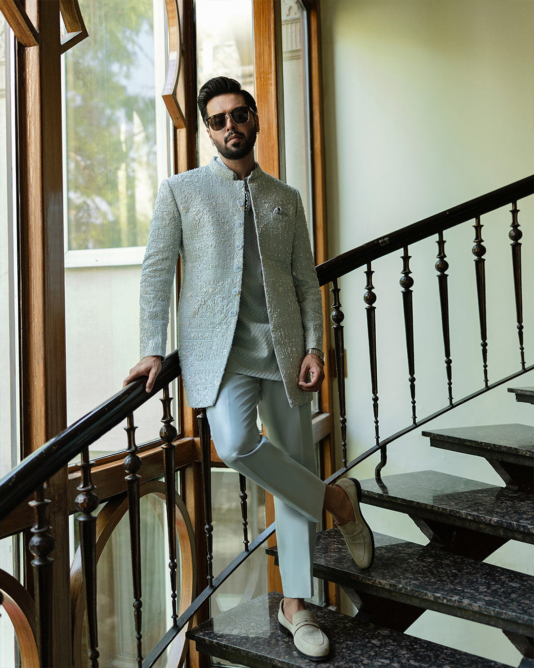 Pakistani Menswear | Faiza Saqlain | Wayez
