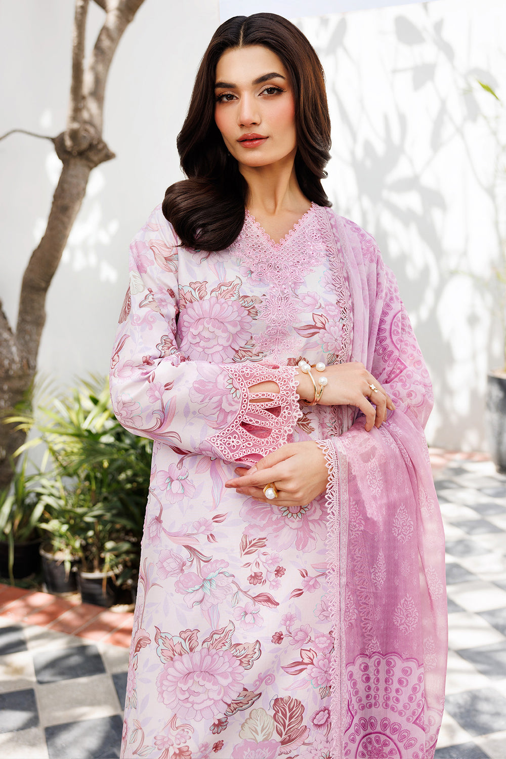 Farasha | Printed Essentials | Pearl Blush