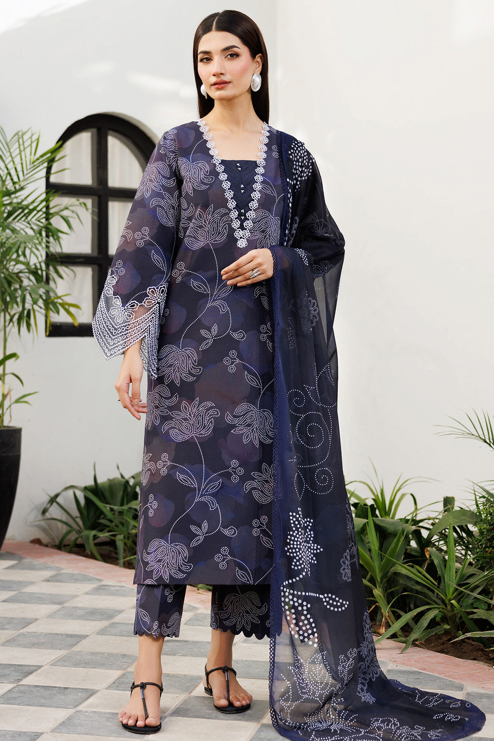 Farasha | Printed Essentials | Night Veil