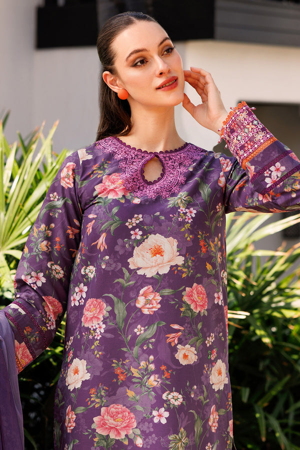 Farasha | Printed Essentials | Majestic Purple