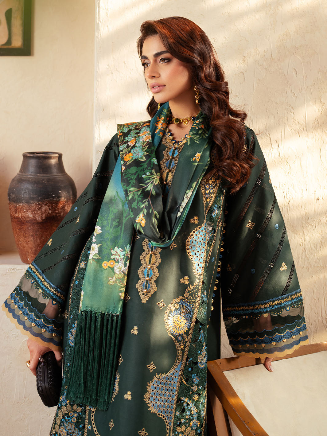 Bin Ilyas | Mehroze Luxury Lawn 25 | 94 - A