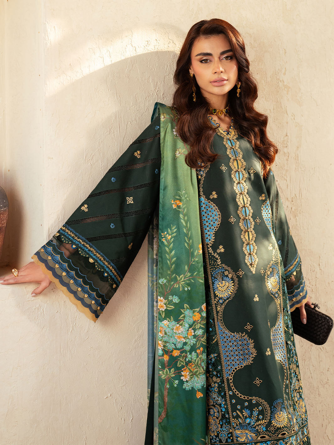 Bin Ilyas | Mehroze Luxury Lawn 25 | 94 - A