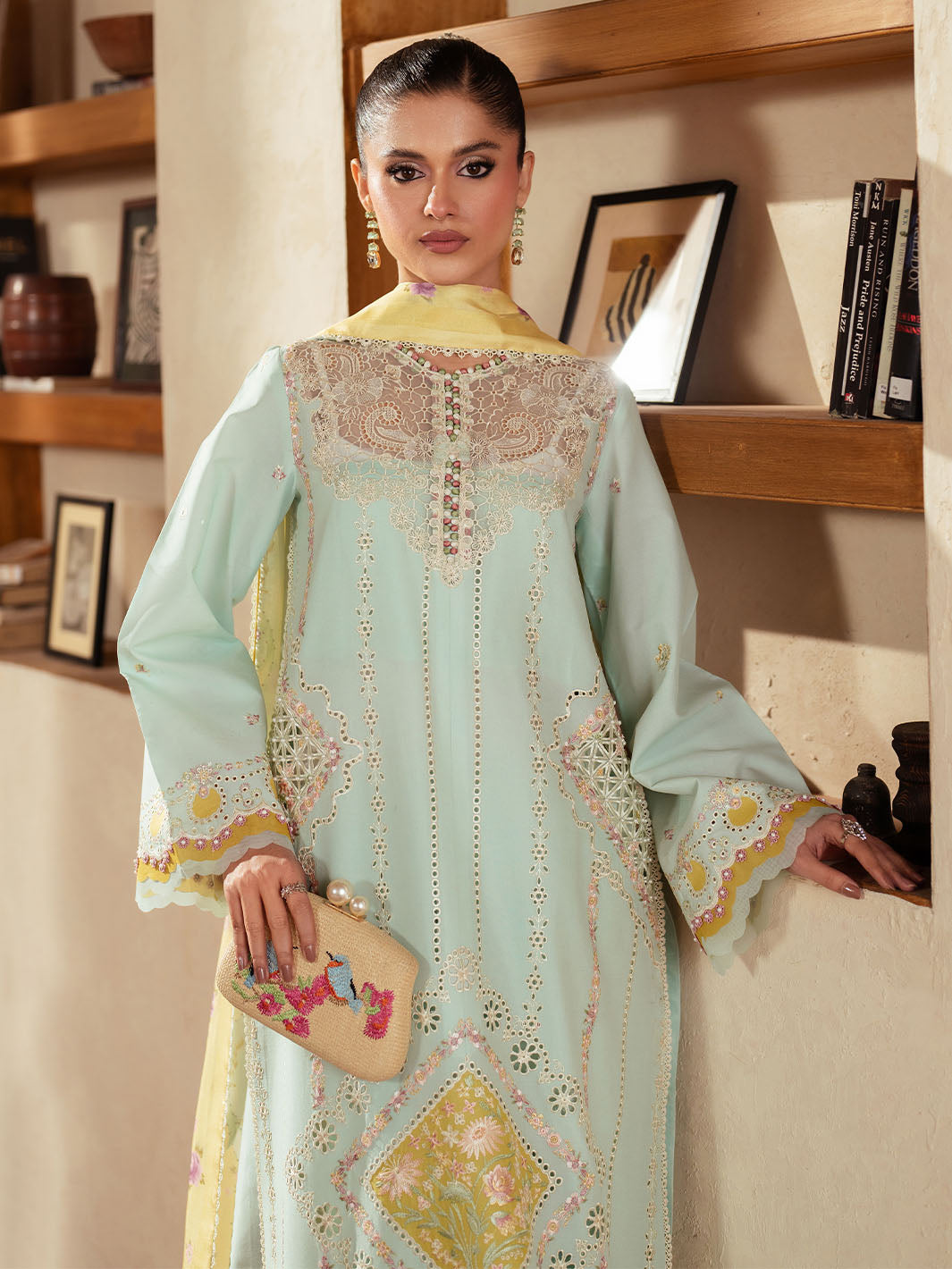 Bin Ilyas | Mehroze Luxury Lawn 25 | 96 - B