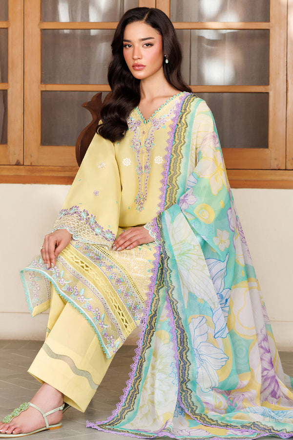 Farasha | Summer Weaves Embroidered Lawn | Daisy Dreams