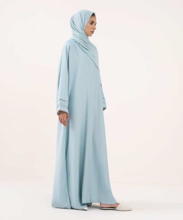 Sky Blue Abaya ABBAYA25V505 Sapphire PK