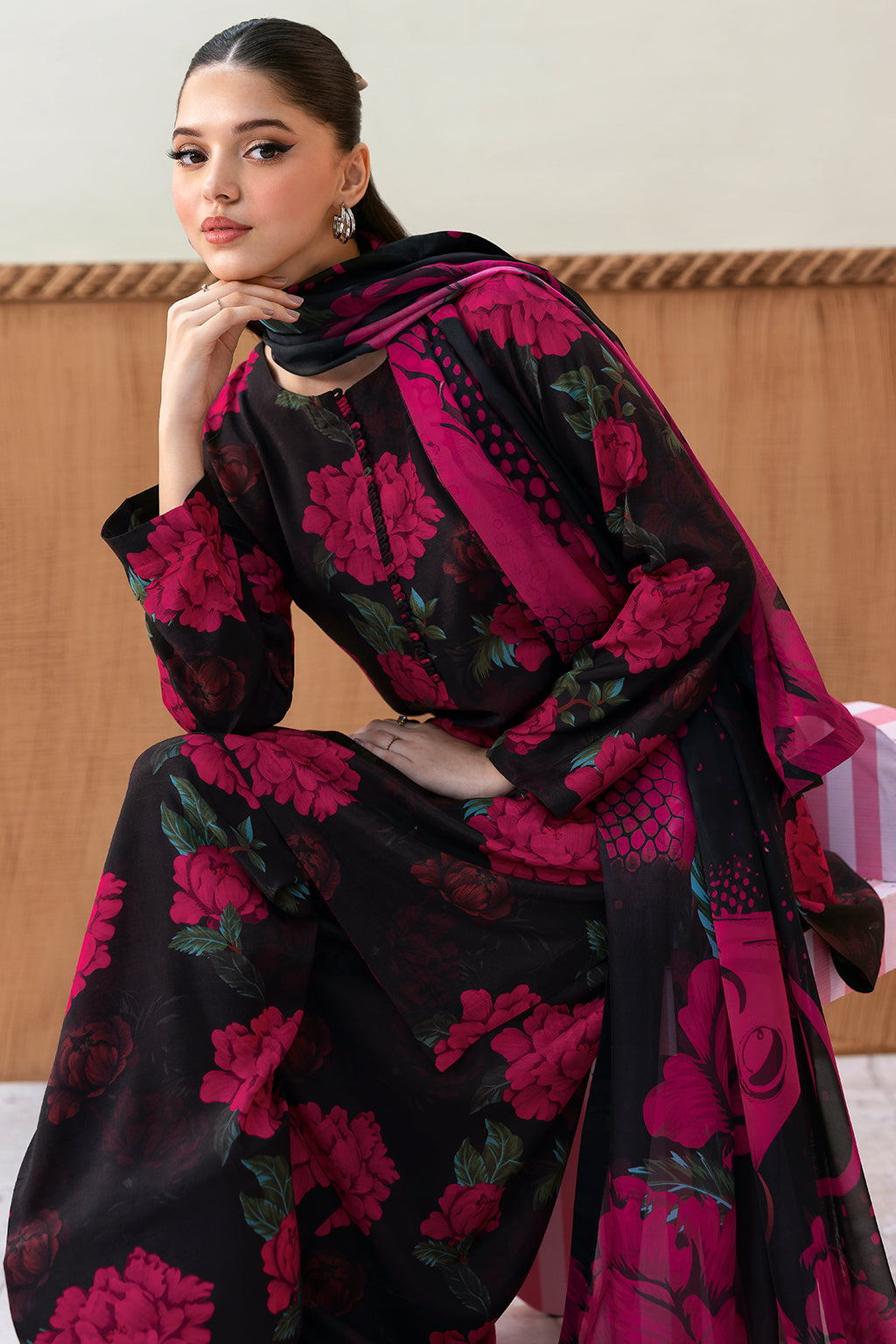 Afsanah | Basics Raw Silk |  Dark Majestic AR-103