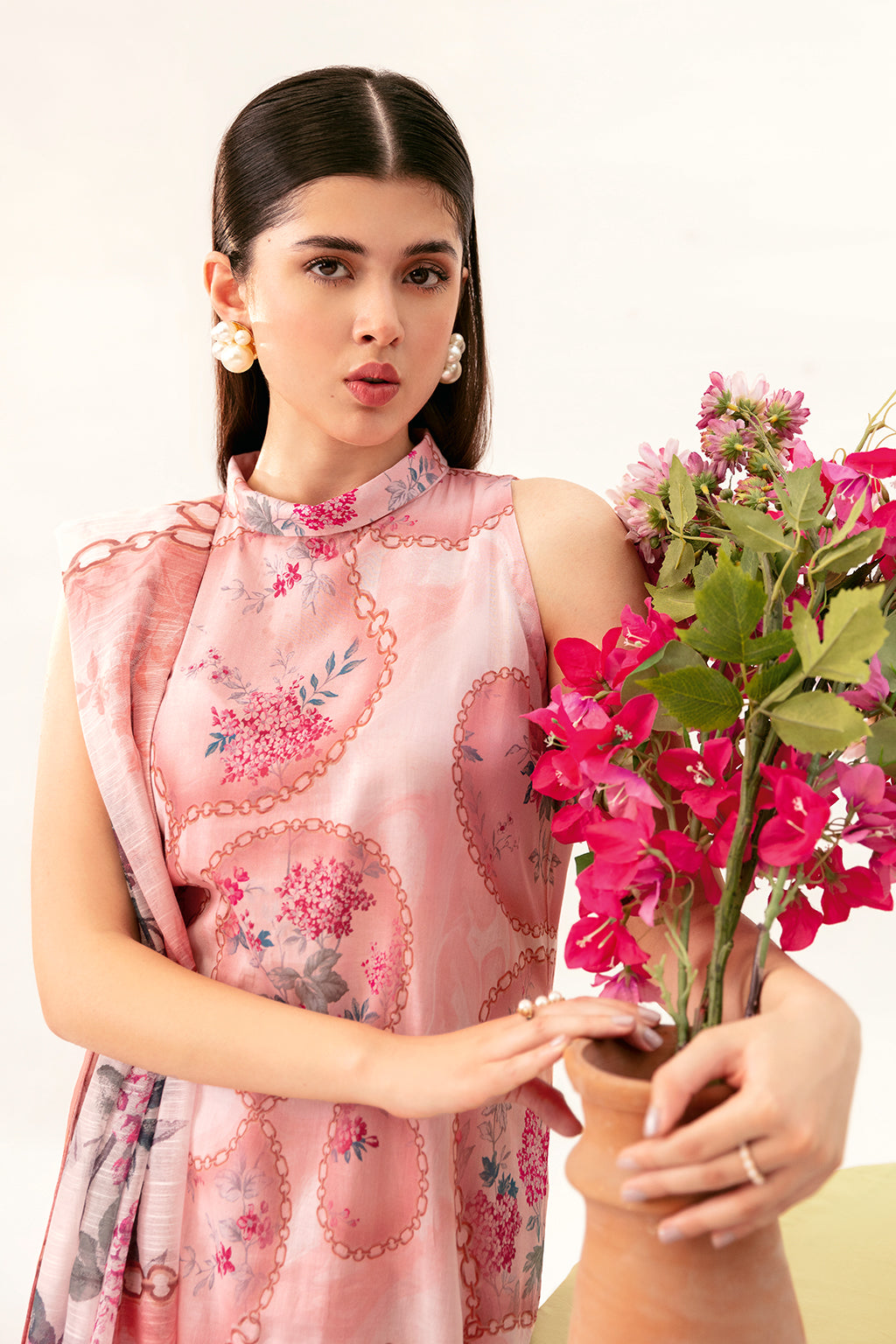 Afsanah | Ready to Wear |  Pink Tint AP-07