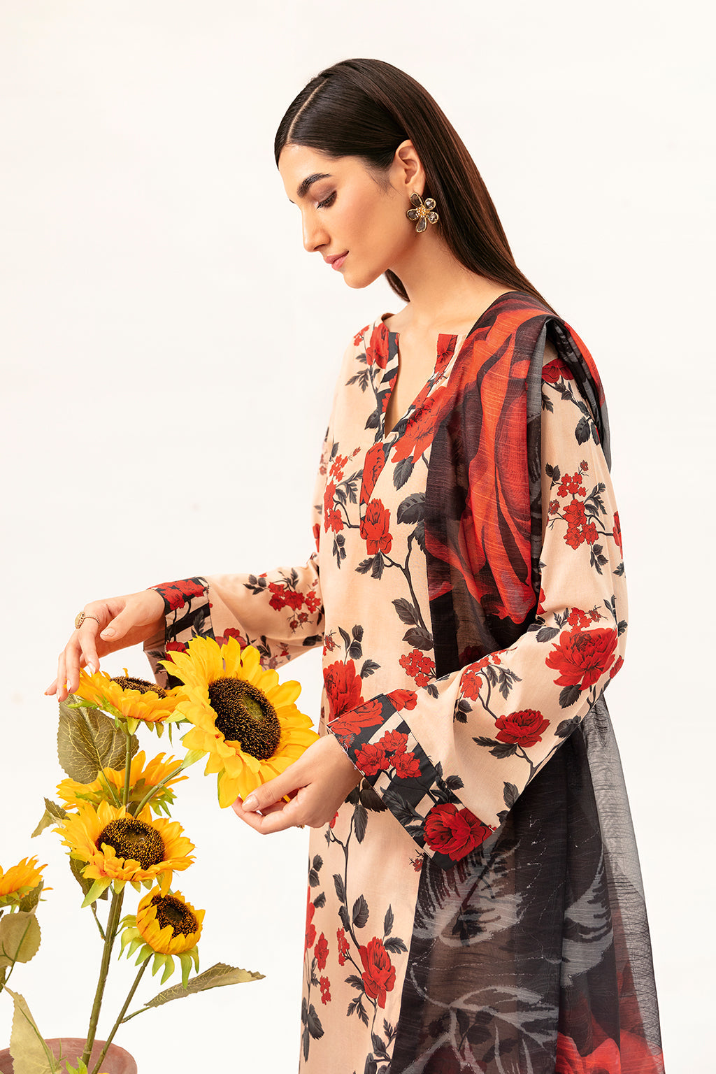 Afsanah | Ready to Wear |  Subdued Rust AP-05