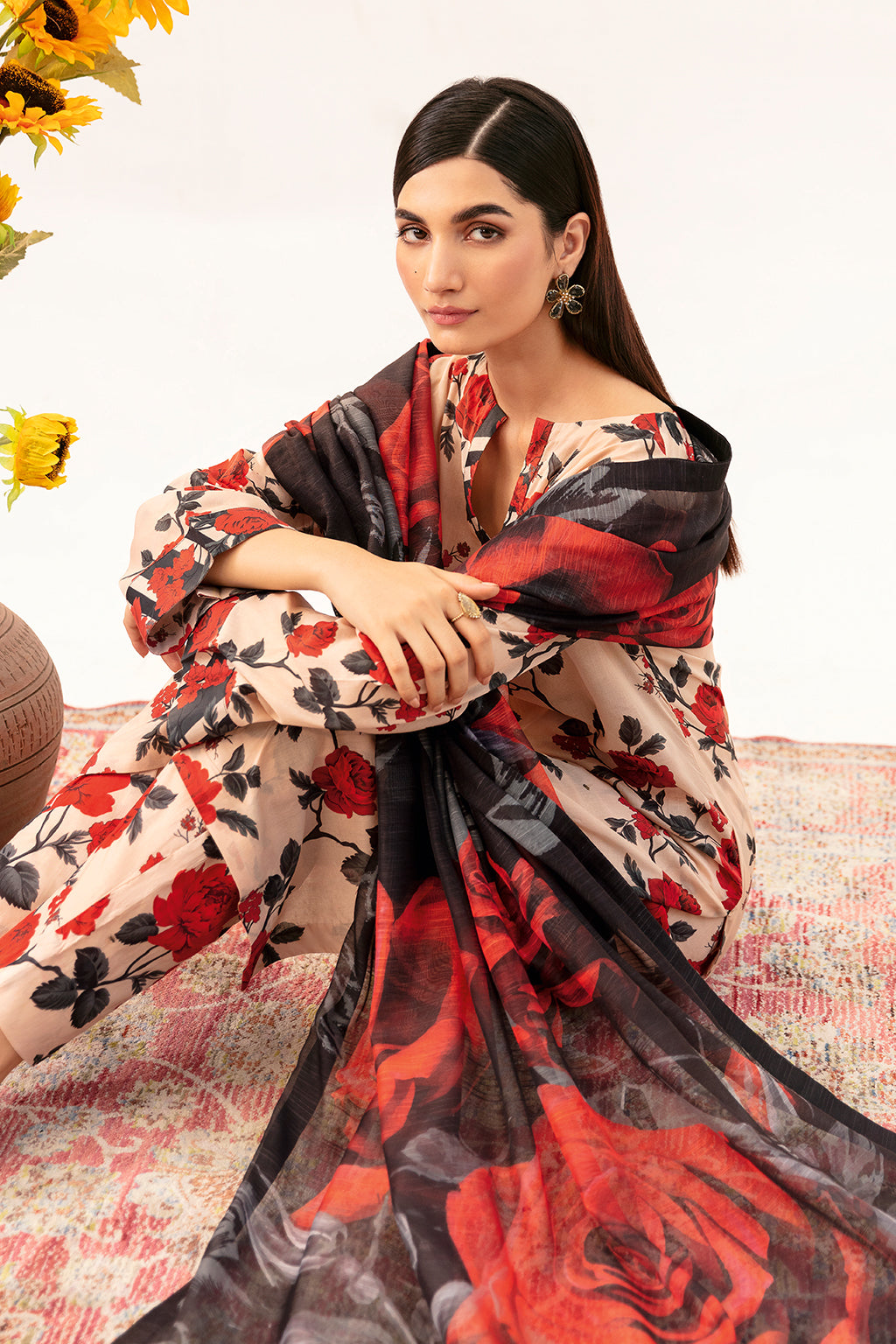 Afsanah | Ready to Wear |  Subdued Rust AP-05