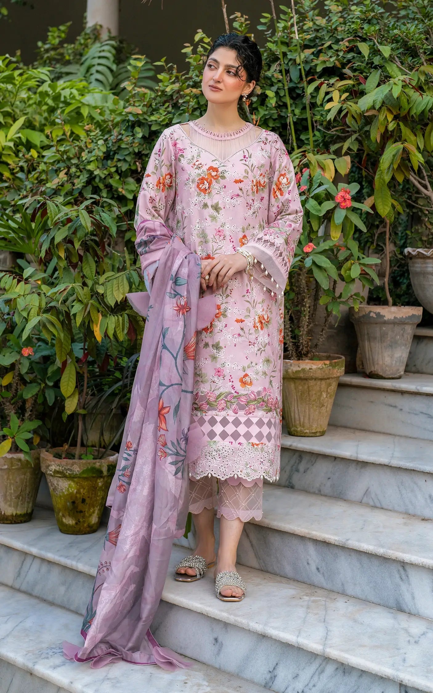 Asifa and Nabeel | Gulkari Summer 25 | Blossom Zephyr (GKL-09)