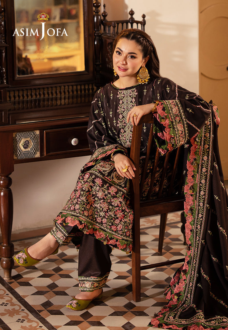 Asim Jofa | Pashmina Shawl 24 | AJKI-09