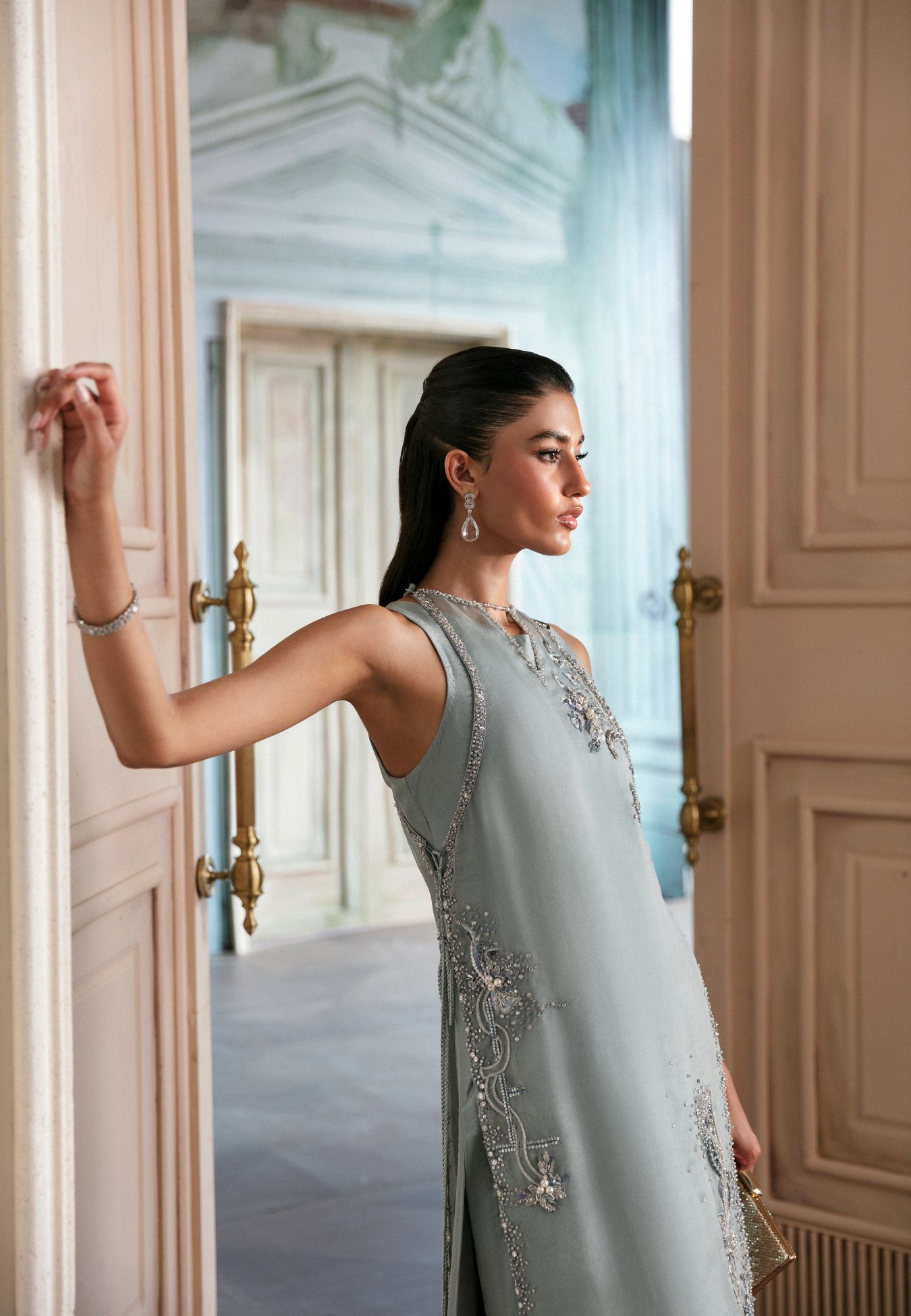 Ayesha and Usman | Bliss Luxury Pret | Moon stone