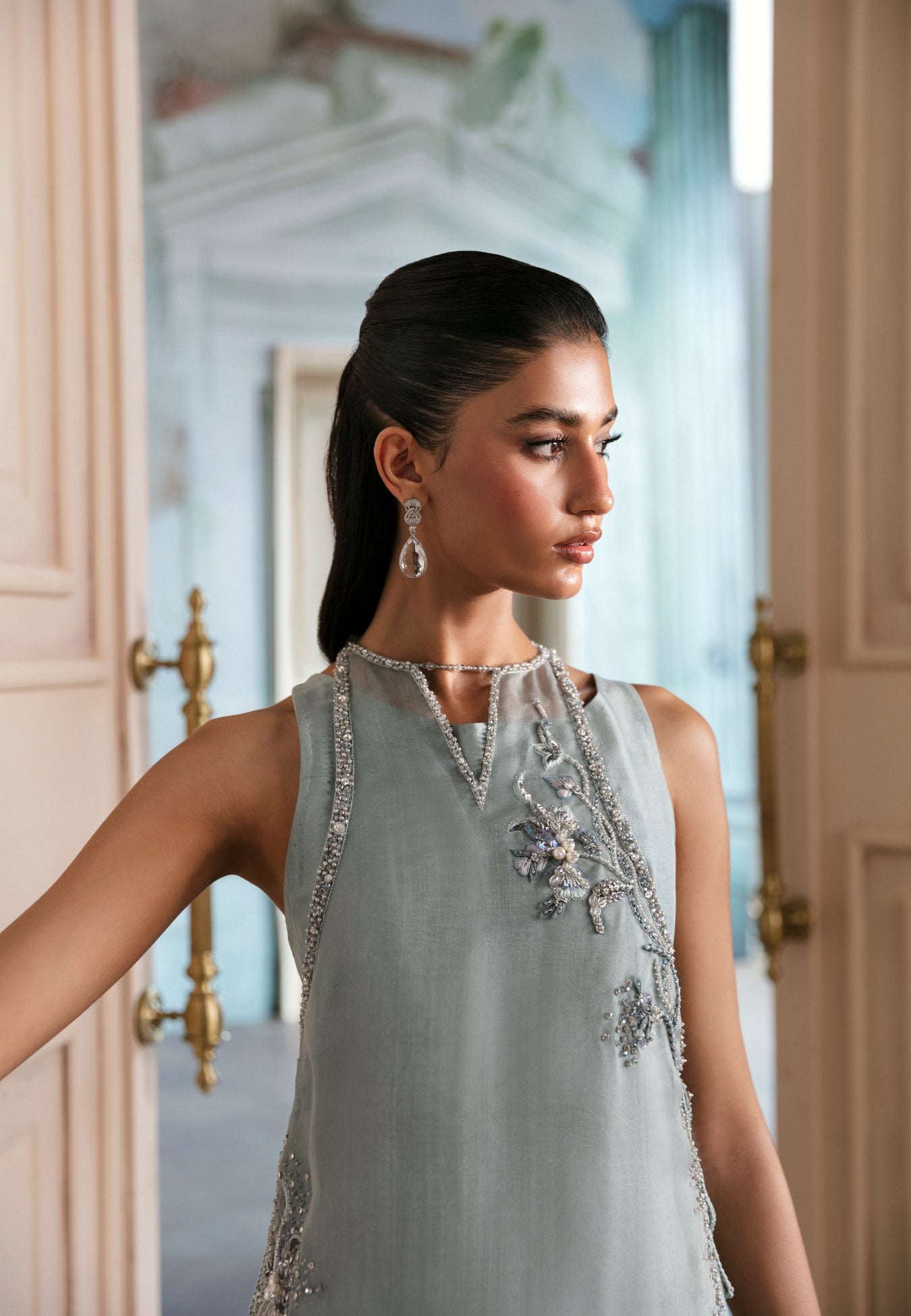 Ayesha and Usman | Bliss Luxury Pret | Moon stone