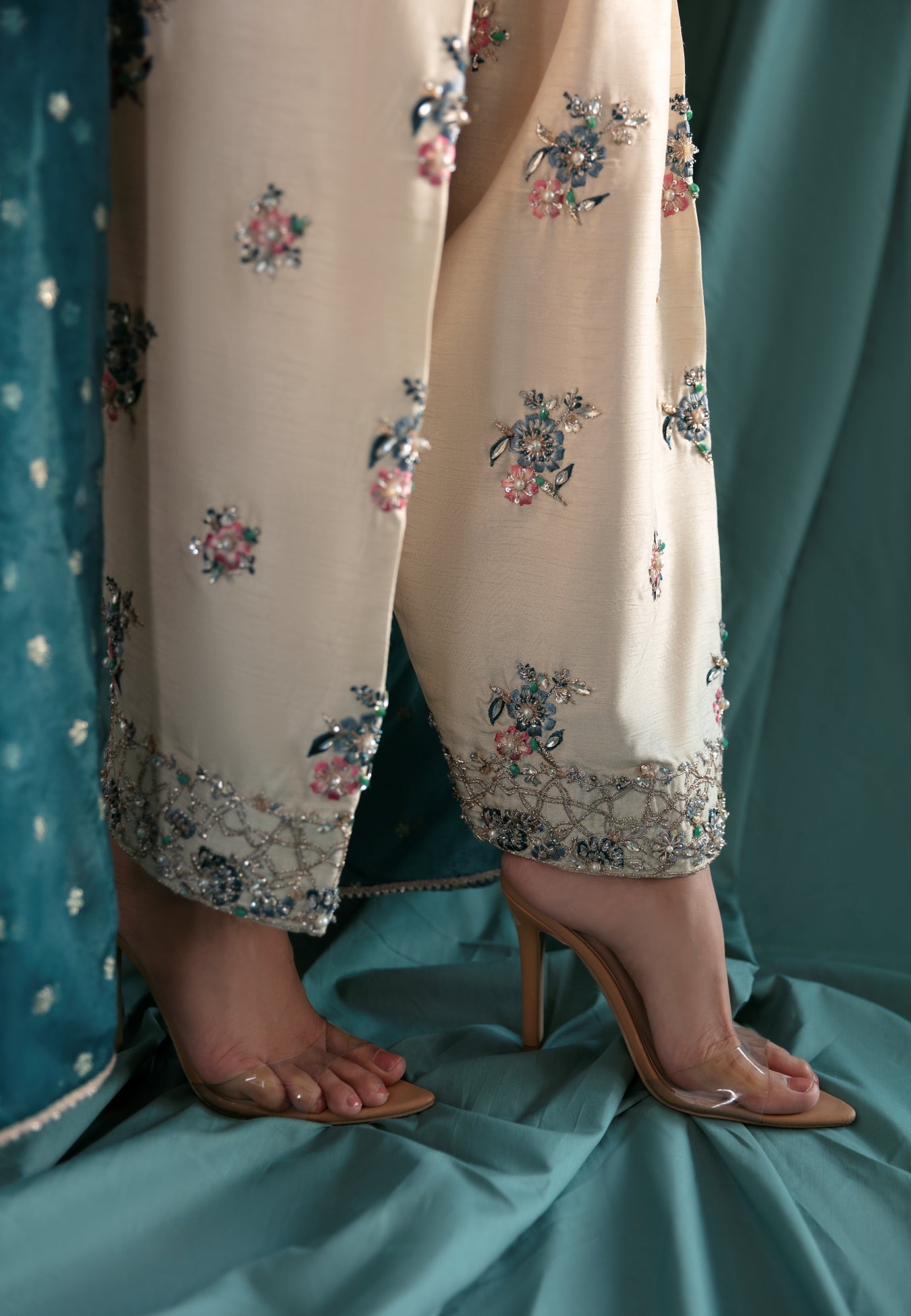 Ayesha and Usman | Bliss Luxury Pret | Polar Mist