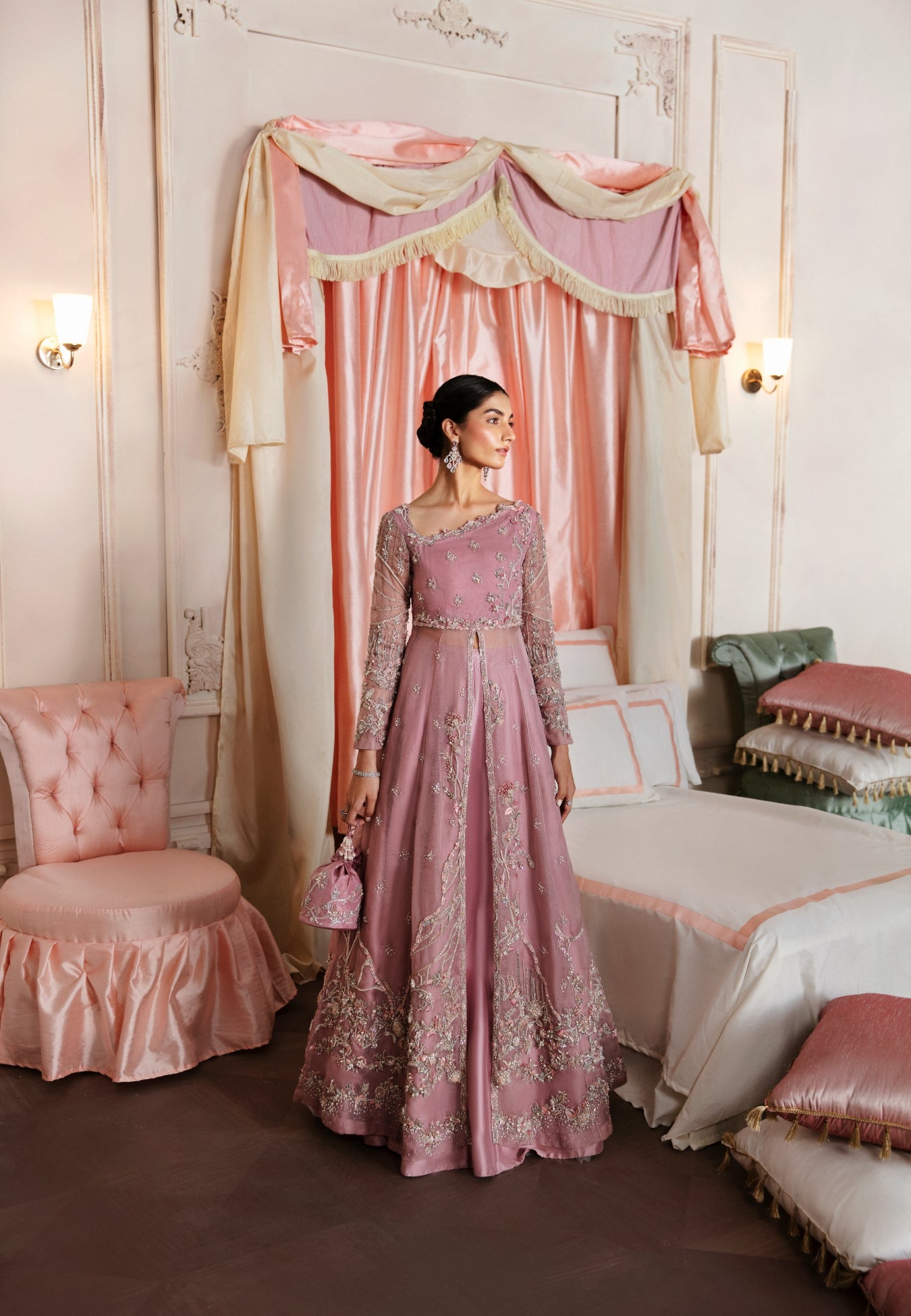 Ayesha and Usman | Bliss Luxury Pret | Rosy Mist