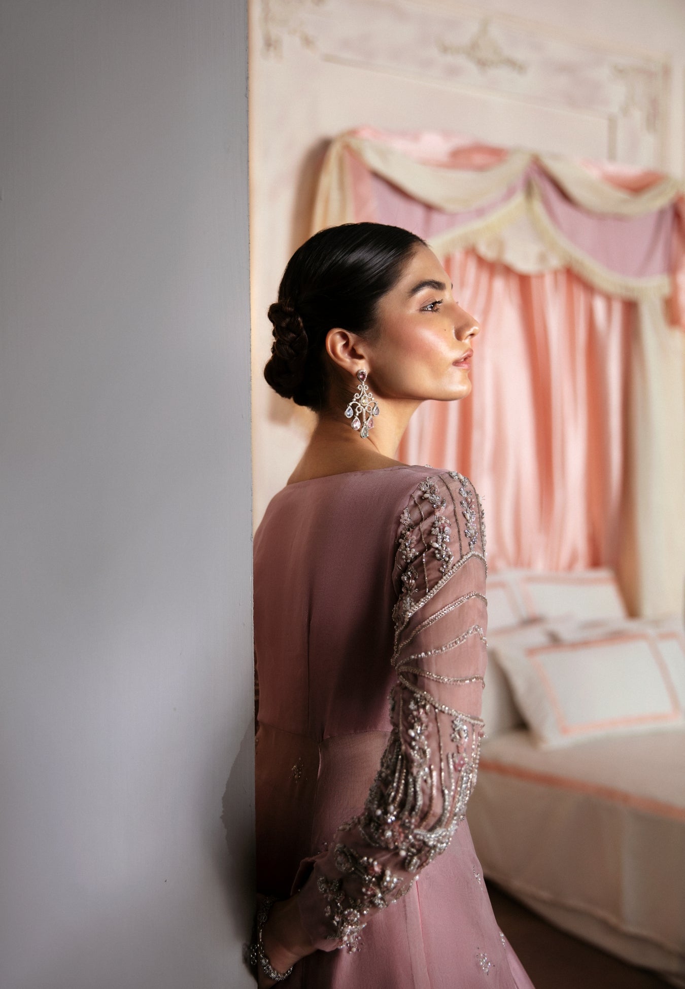 Ayesha and Usman | Bliss Luxury Pret | Rosy Mist