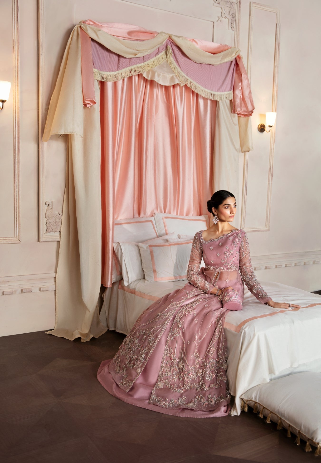 Ayesha and Usman | Bliss Luxury Pret | Rosy Mist