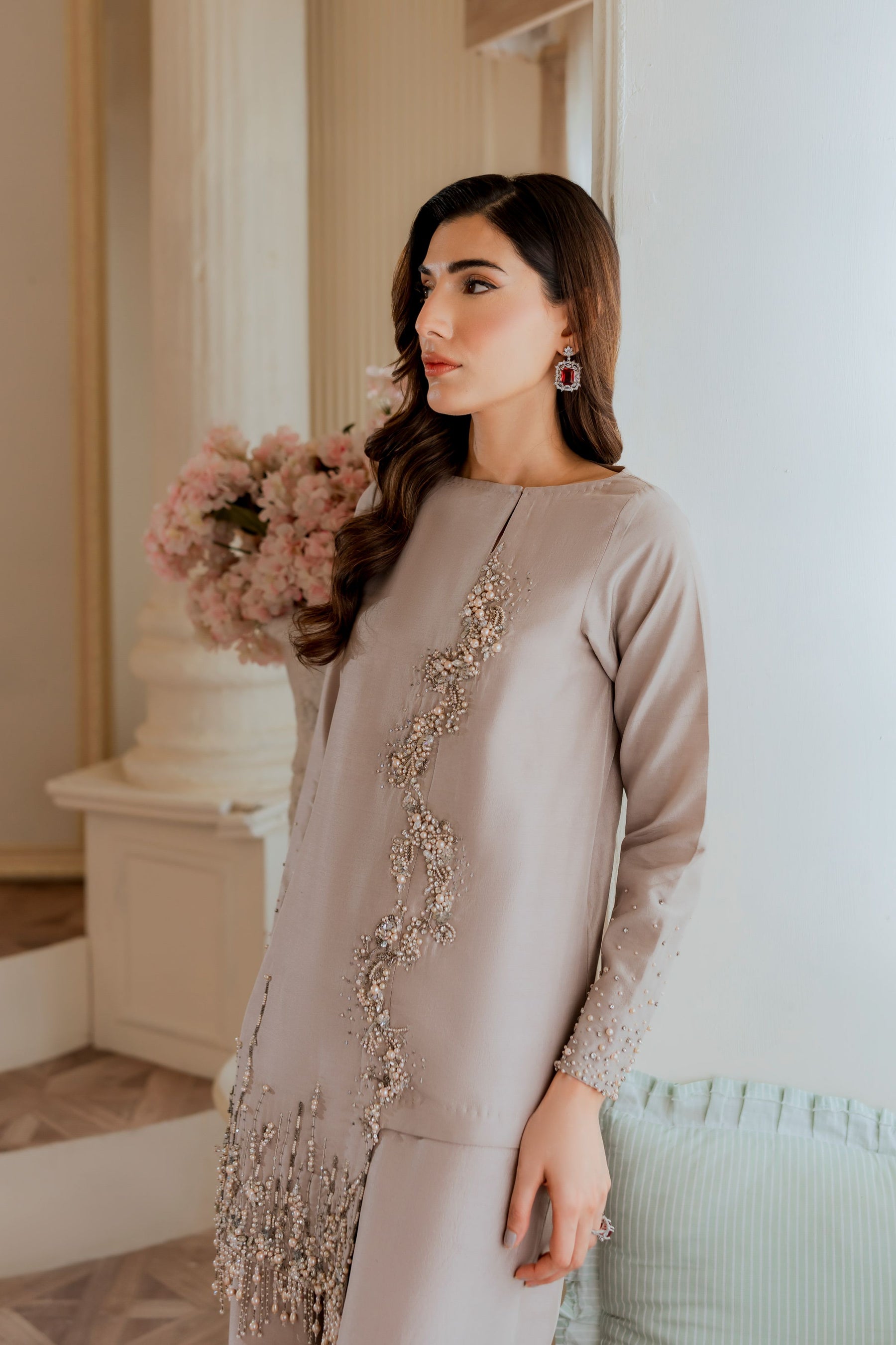 Ayesha and Usman | Grape Wine Luxury Pret | Gleam