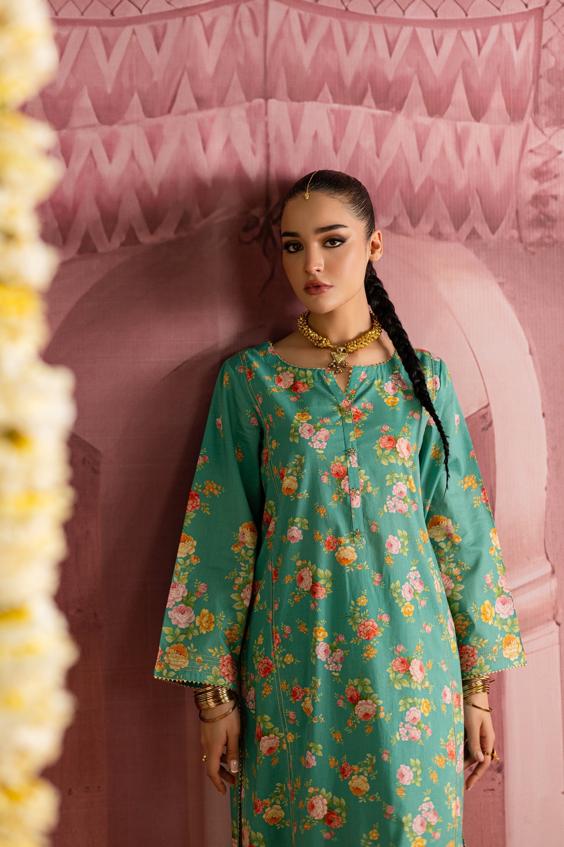 Batik | Chargbagh | Aquamarine