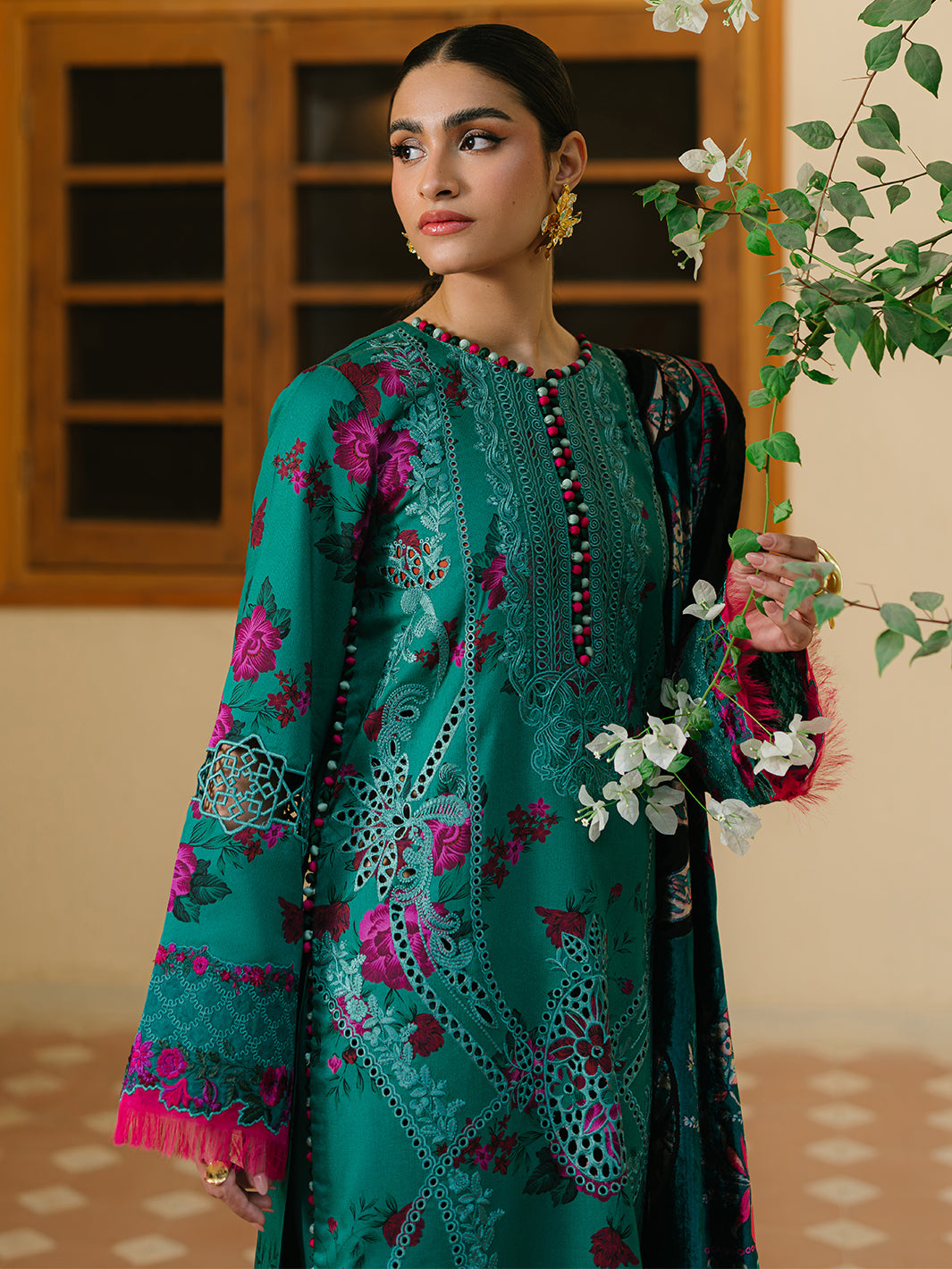 Bin Ilyas | Olivia Embroidered Winter 24 |  526 - B