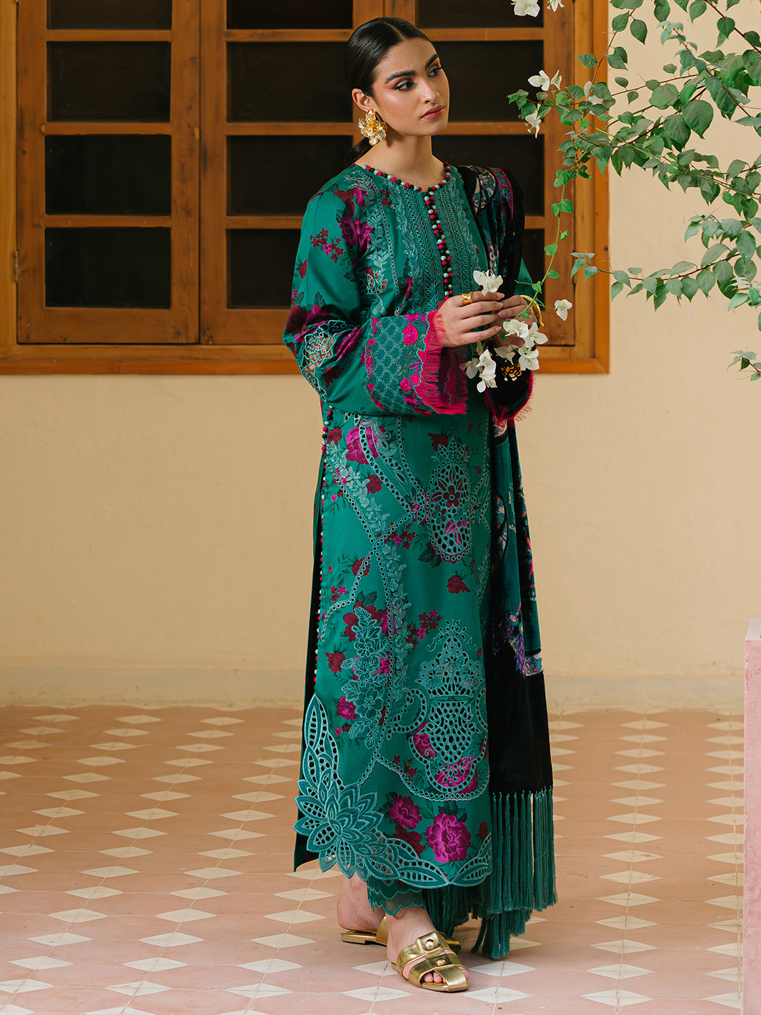 Bin Ilyas | Olivia Embroidered Winter 24 |  526 - B