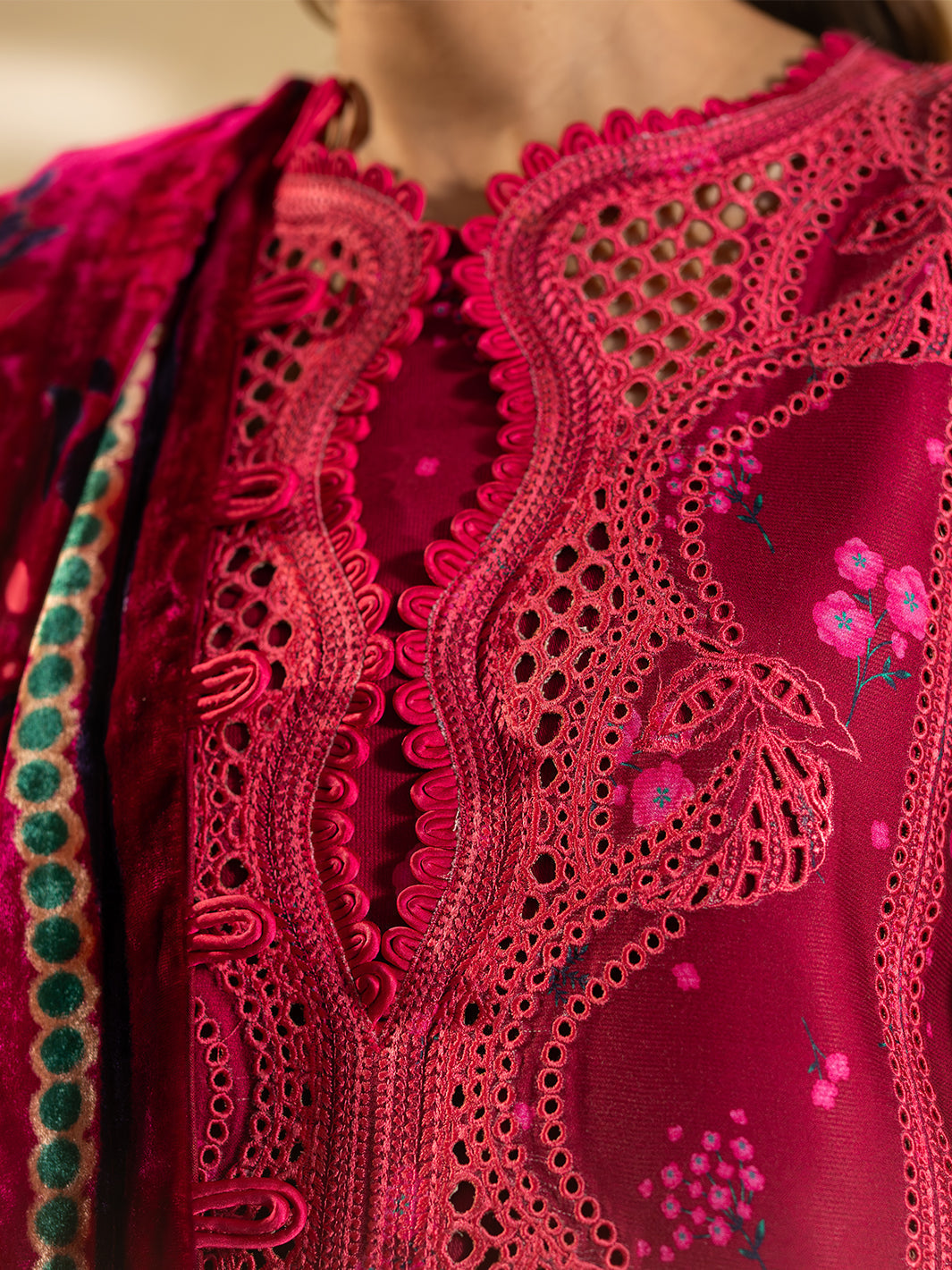 Bin Ilyas | Olivia Embroidered Winter 24 |  527 - A