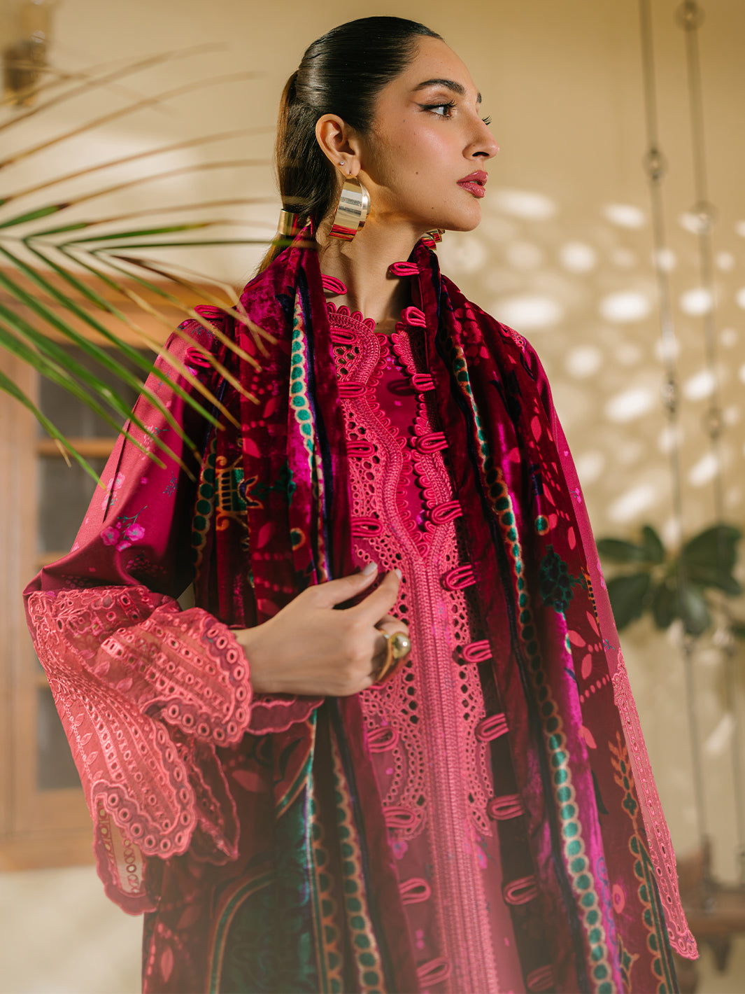 Bin Ilyas | Olivia Embroidered Winter 24 |  527 - A