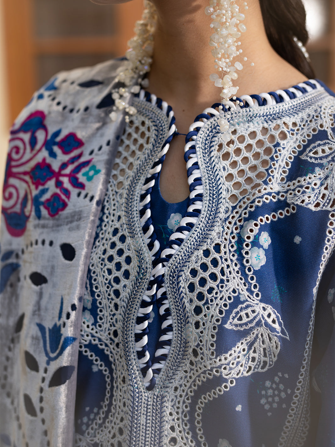 Bin Ilyas | Olivia Embroidered Winter 24 |  527 - B