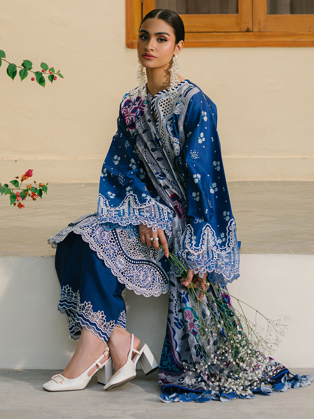 Bin Ilyas | Olivia Embroidered Winter 24 |  527 - B