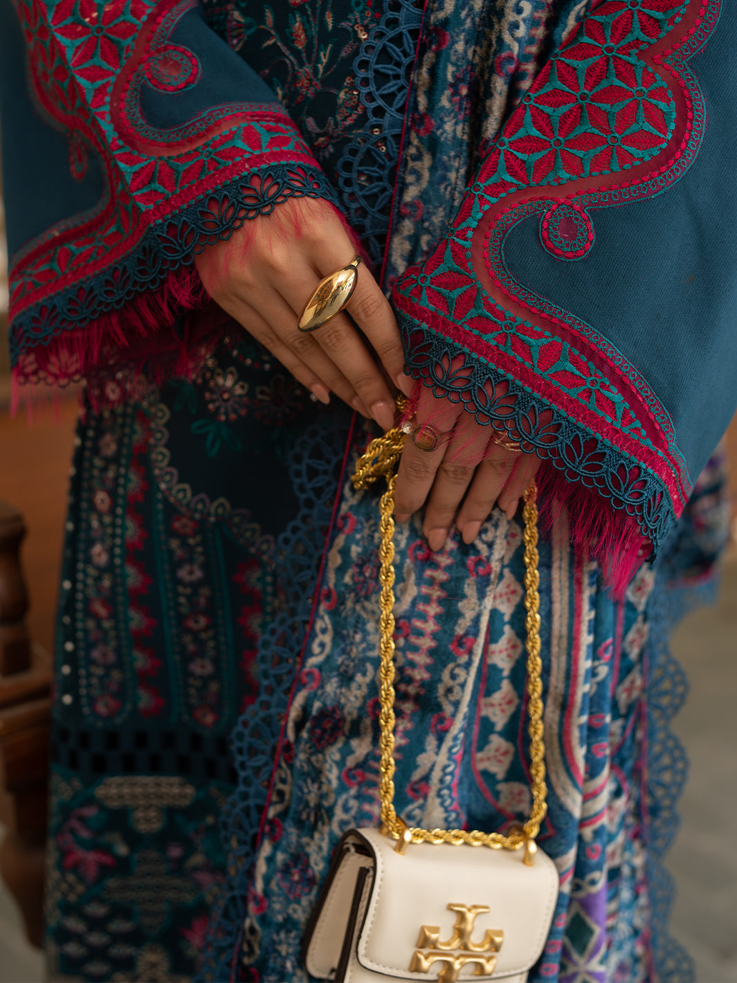 Bin Ilyas | Olivia Embroidered Winter 24 |  521 - B