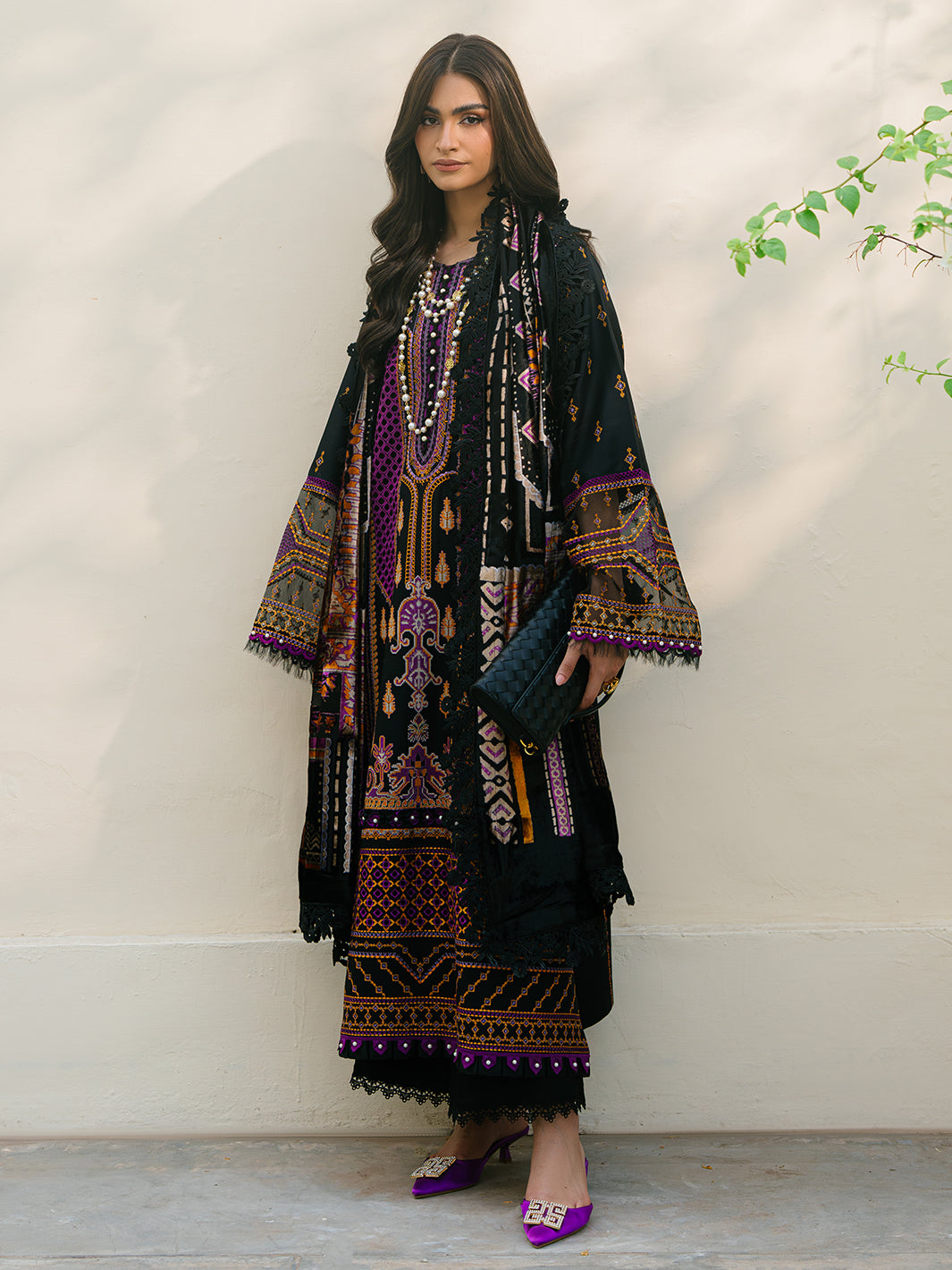 Bin Ilyas | Olivia Embroidered Winter 24 |  522 - B