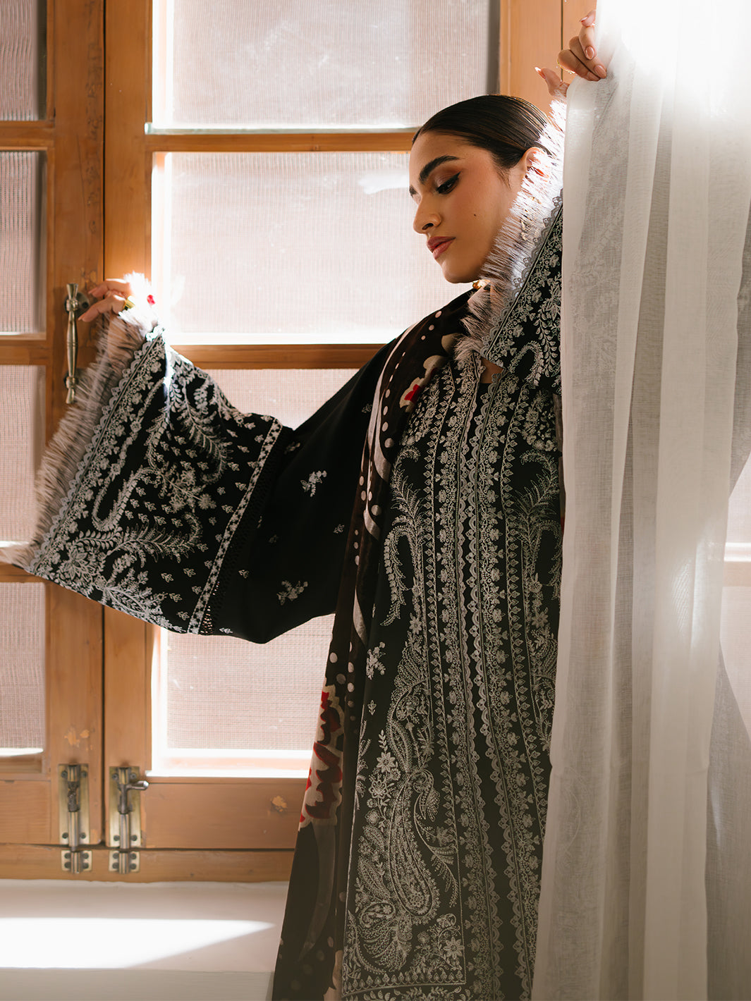 Bin Ilyas | Olivia Embroidered Winter 24 |  523 - B