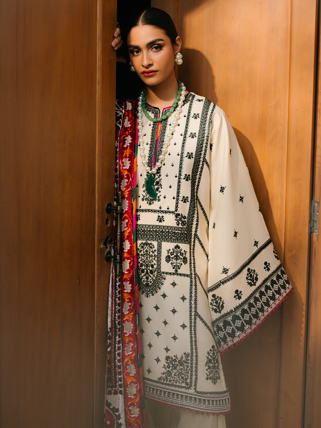 Bin Ilyas | Olivia Embroidered Winter 24 |  524 - A