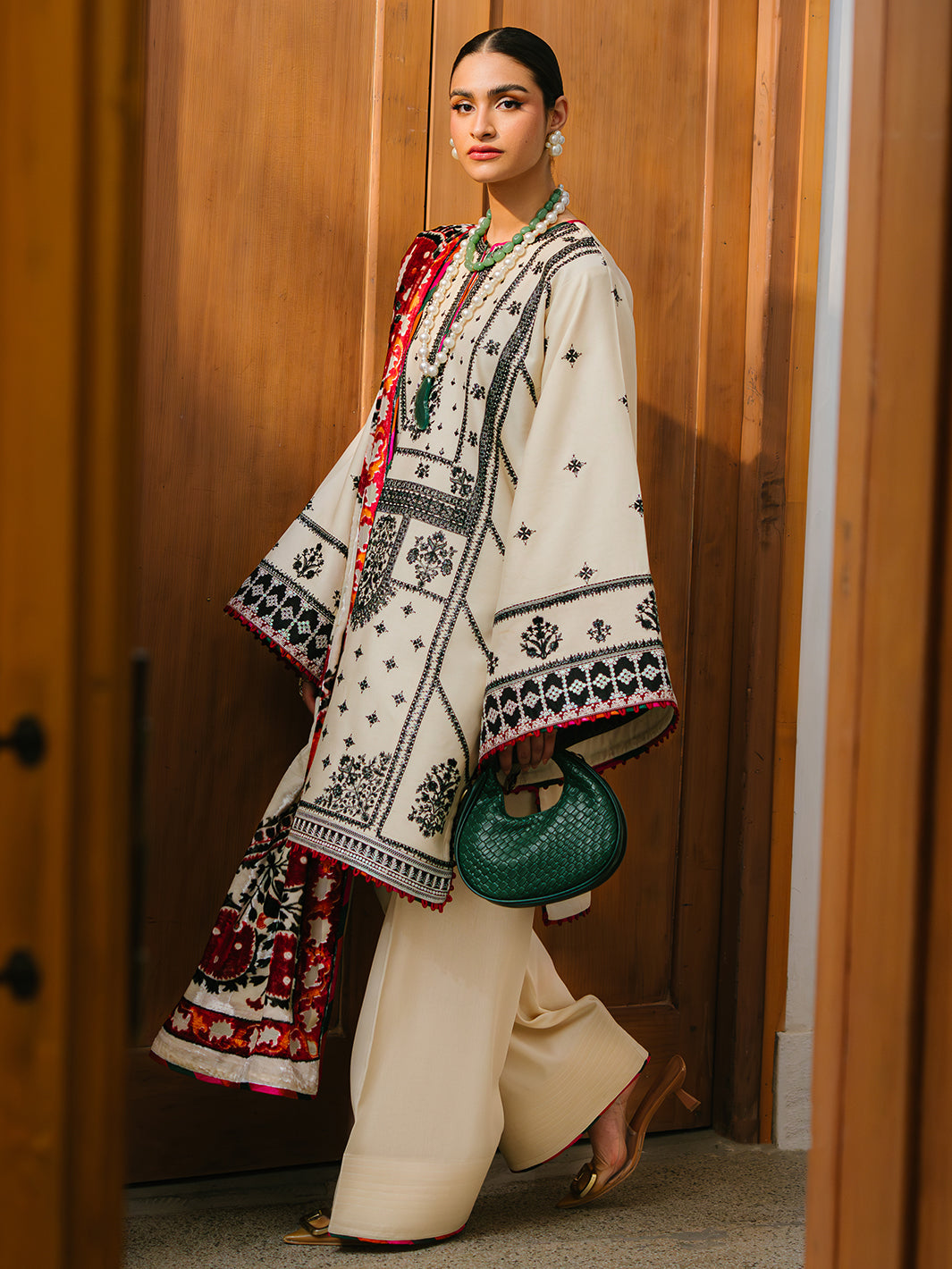 Bin Ilyas | Olivia Embroidered Winter 24 |  524 - A