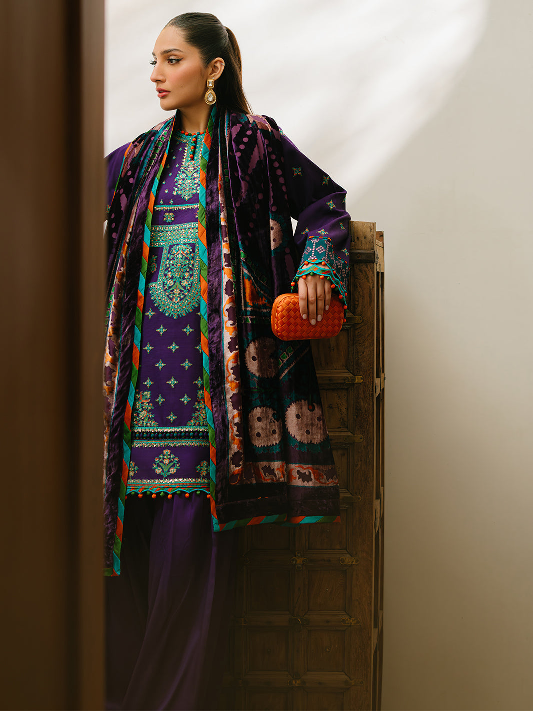 Bin Ilyas | Olivia Embroidered Winter 24 |   524 - B