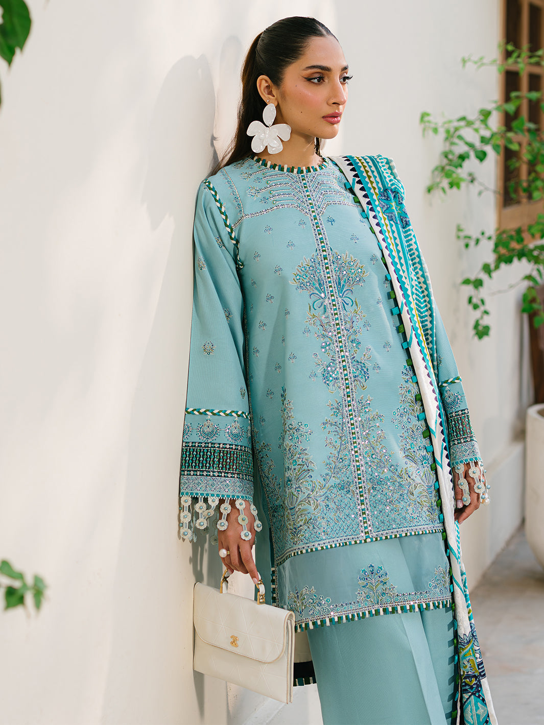 Bin Ilyas | Olivia Embroidered Winter 24 |  525 - A
