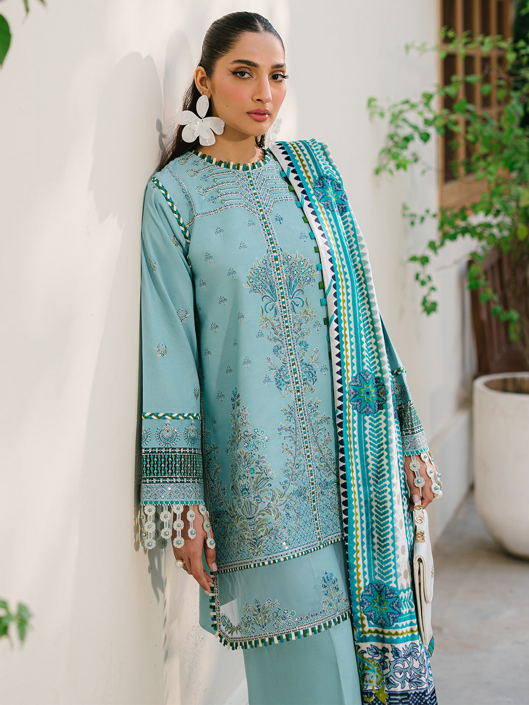 Bin Ilyas | Olivia Embroidered Winter 24 |  525 - A